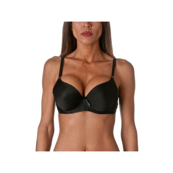 MAMIA Other - MAMIA Intimates Black Bow Accented U-Back Full Coverage Bra 34C